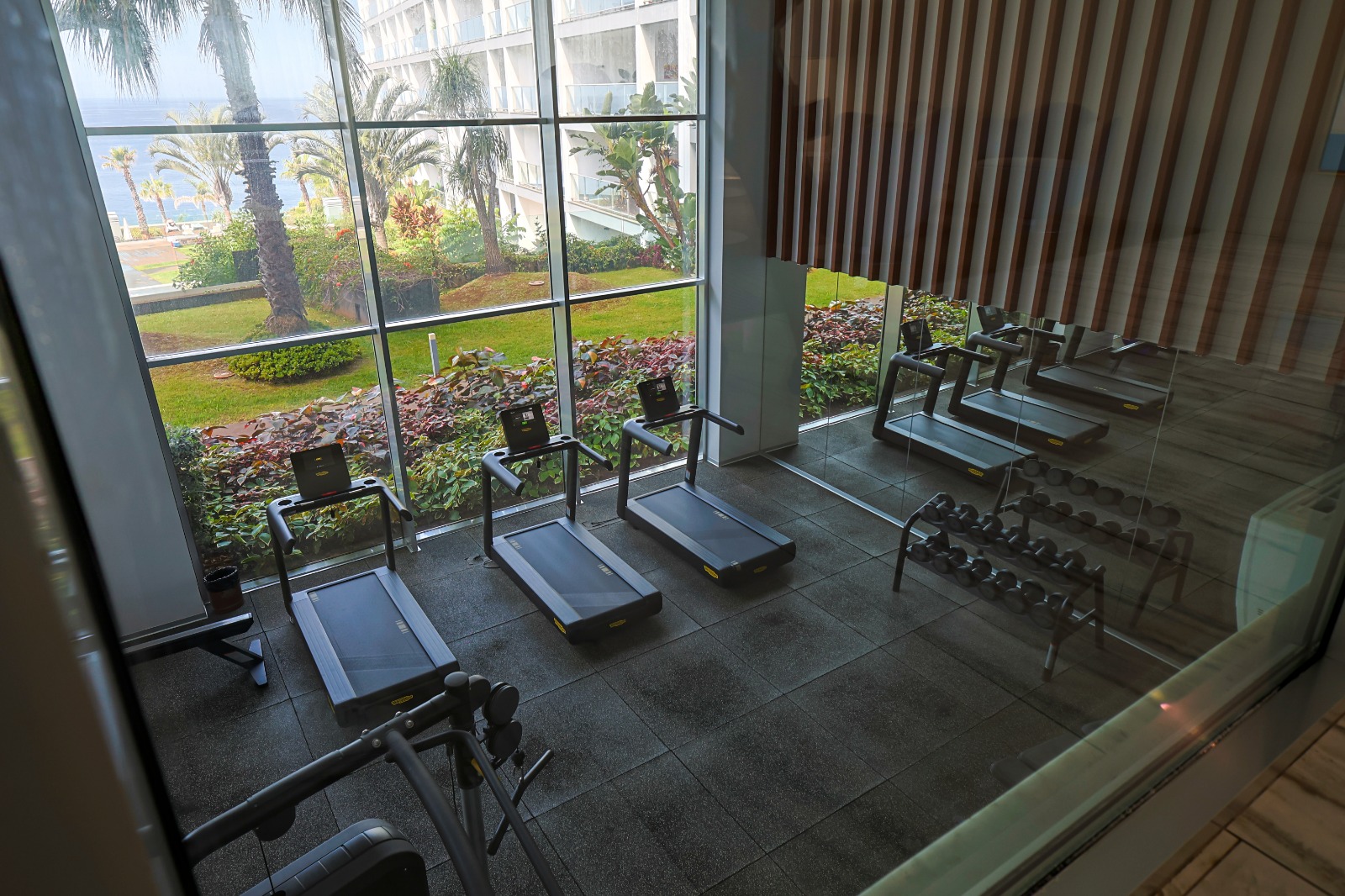 Residents' fitness area with gym equipment, Savoy Residence Monumentalis
